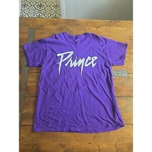 Mens Prince Band  Shirt Purple Prince Estate Large Rock N Roll